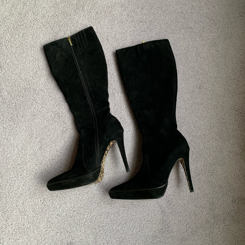 Colin Stuart suede platform boots - Picture 6 of 7